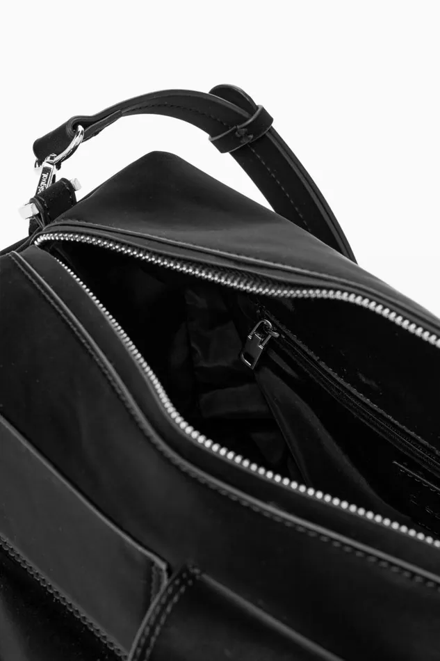 Bags Women Desigual Multipocket Baguette Bag Black