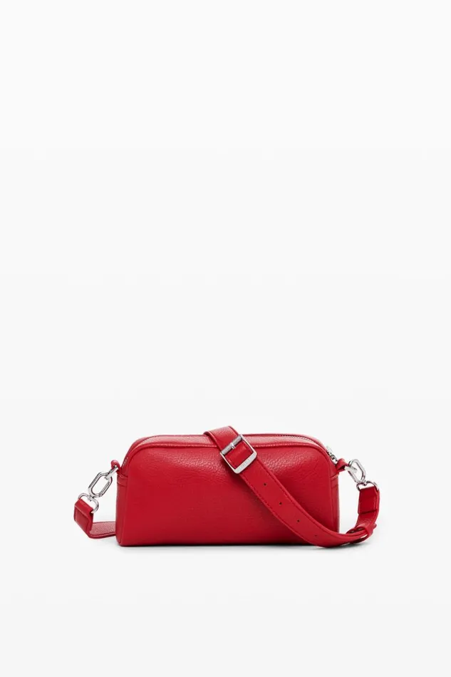 Bags Women Desigual Sling Bag With S Logo Red