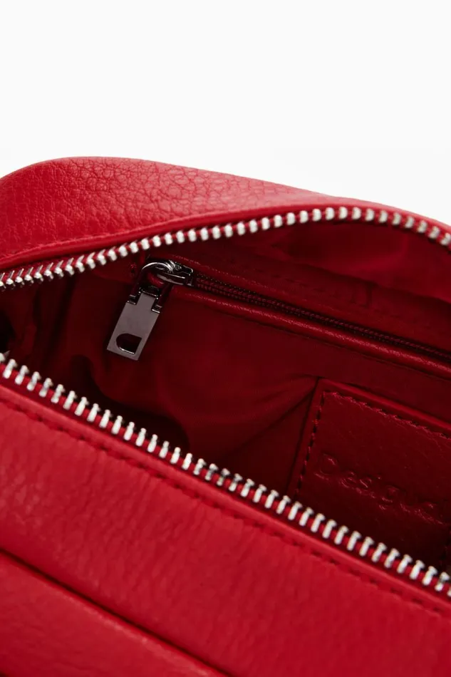 Bags Women Desigual Sling Bag With S Logo Red