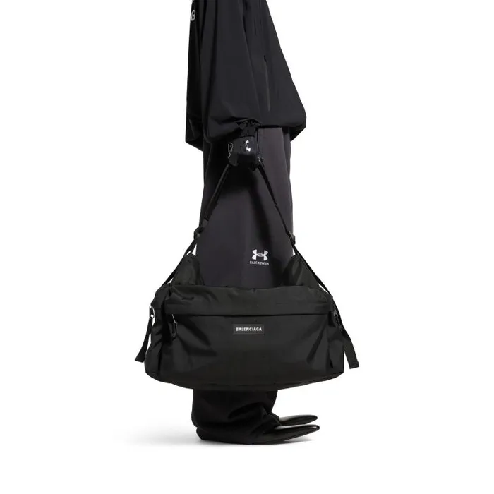 Balenciaga Bags and Totes Men Men039s Explorer Medium Multipocket Weekender In Black Black