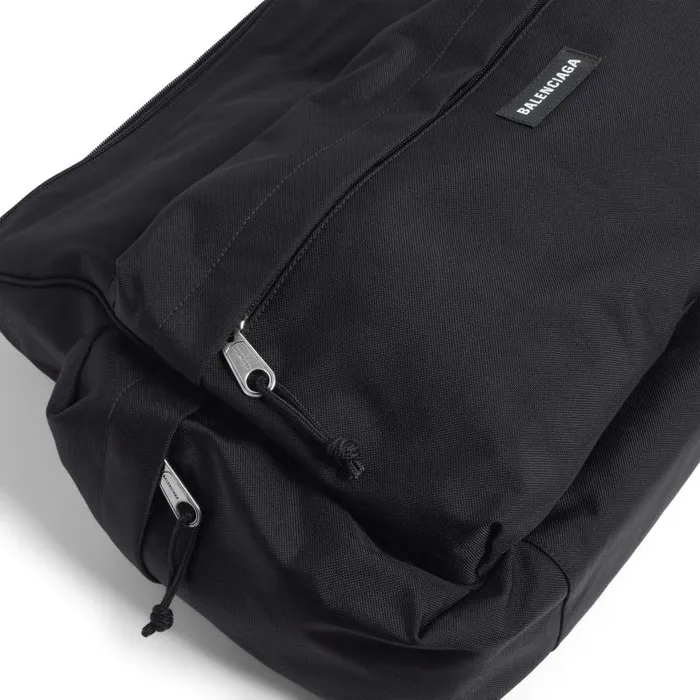 Balenciaga Bags and Totes Men Men039s Explorer Medium Multipocket Weekender In Black Black