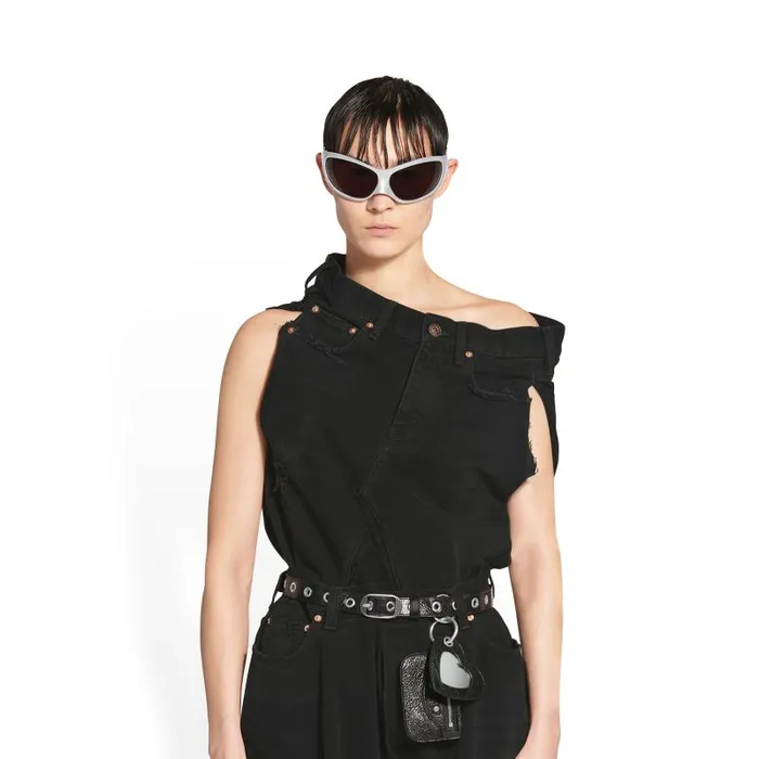 Balenciaga Belts Women Women039s Le Cagole Charms Belt In Black Black