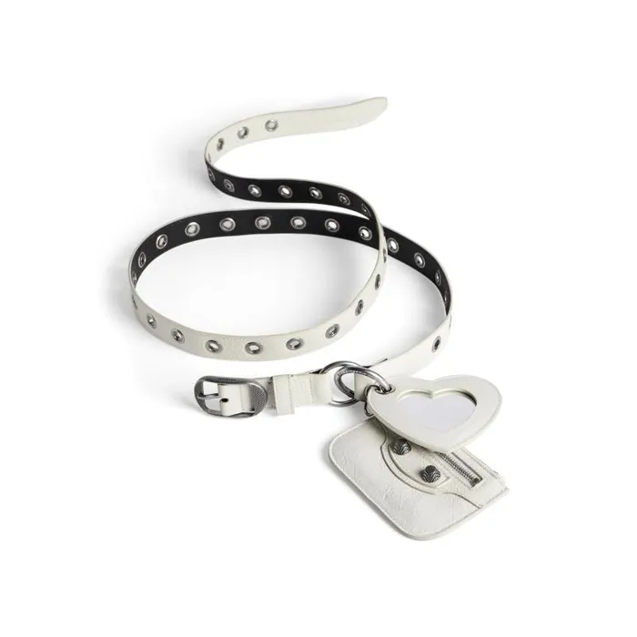 Balenciaga Belts Women Women039s Le Cagole Charms Belt In Optic White Optic White Balenciaga Belts Women Women039s Le Cagole Charms Belt In Optic White Optic White