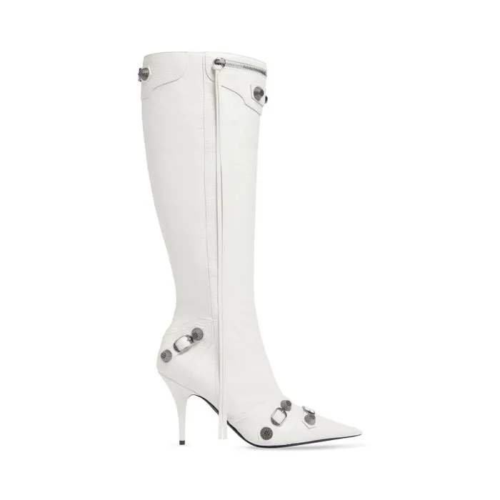 Balenciaga Boots and Ankle Boots Women Women039s Cagole 90mm Boot In Optic White Optic White Balenciaga Boots and Ankle Boots Women Women039s Cagole 90mm Boot In Optic White Optic White