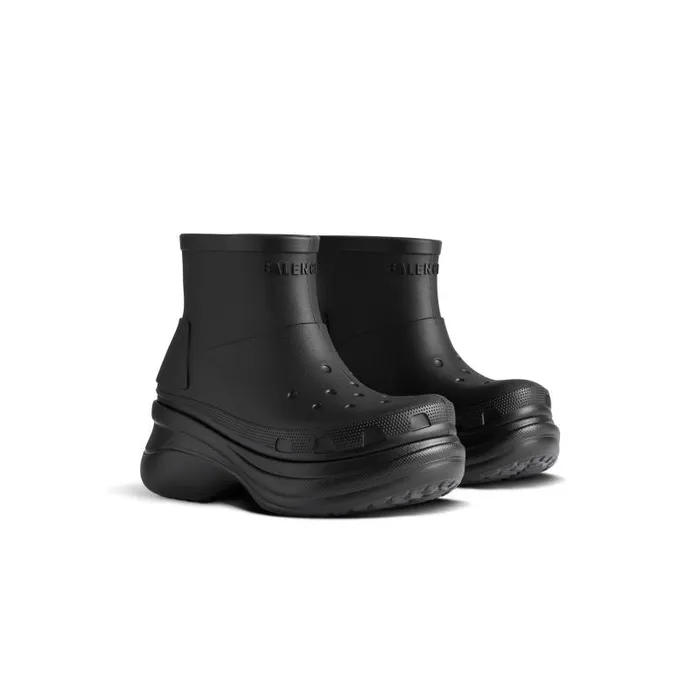 Balenciaga Boots and Derbies Men Men039s Crocs Bootie In Black Black Balenciaga Boots and Derbies Men Men039s Crocs Bootie In Black Black
