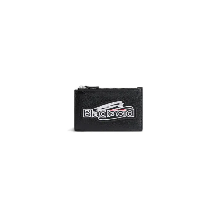 Balenciaga Card Holders Men Men039s Cash Large Long Coin And Card Holder In Black Black Balenciaga Card Holders Men Men039s Cash Large Long Coin And Card Holder In Black Black