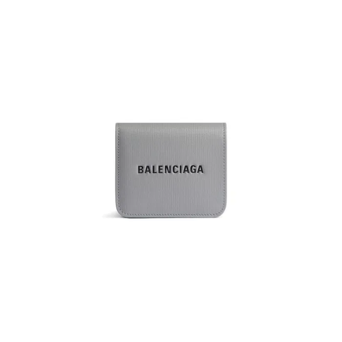 Balenciaga Card Holders Women Women039s Cash Flap Coin And Card Holder In Greyblack Greyblack