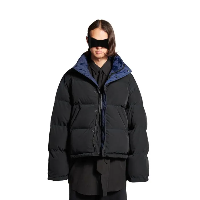 Balenciaga Coats and Jackets Men Men039s Loop Sports Icon Reversible Puffer In Black Black Balenciaga Coats and Jackets Men Men039s Loop Sports Icon Reversible Puffer In Black Black