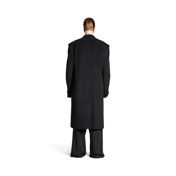 Balenciaga Coats and Jackets Men Men039s Regular Fit Coat In Black Black Balenciaga Coats and Jackets Men Men039s Regular Fit Coat In Black Black