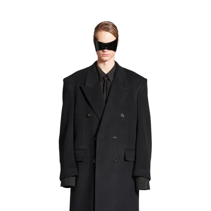 Balenciaga Coats and Jackets Men Men039s Regular Fit Coat In Black Black Balenciaga Coats and Jackets Men Men039s Regular Fit Coat In Black Black