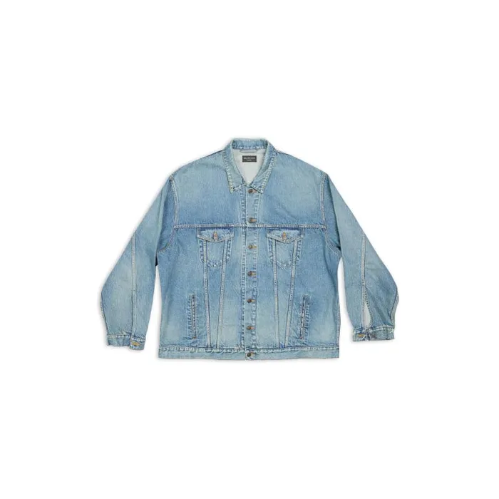Balenciaga Coats and Jackets WomenMen Oversized Jacket In Acid Blue Acid Blue Balenciaga Coats and Jackets WomenMen Oversized Jacket In Acid Blue Acid Blue