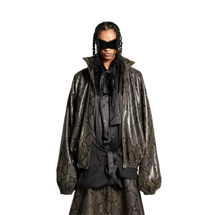 Balenciaga Coats and Jackets Women Women039s Tracksuit Jacket In Dark Green Dark Green