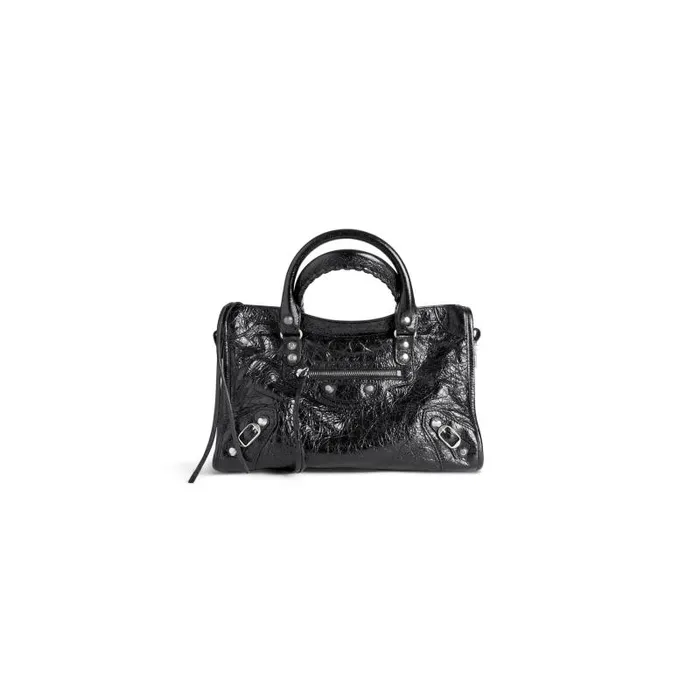Balenciaga Handbags WomenMen Le City Small Bag In Black Black