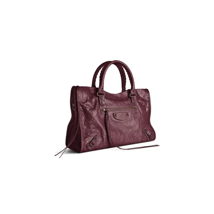 Balenciaga Handbags Women Women039s Le City Medium Bag In Dark Burgundy Dark Burgundy