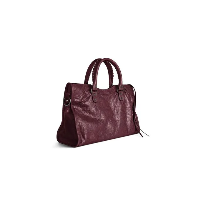 Balenciaga Handbags Women Women039s Le City Medium Bag In Dark Burgundy Dark Burgundy
