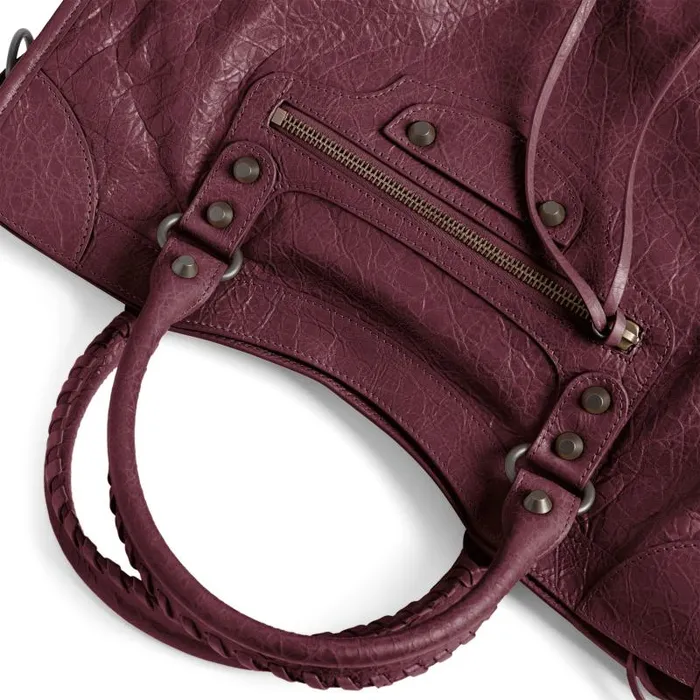 Balenciaga Handbags Women Women039s Le City Medium Bag In Dark Burgundy Dark Burgundy