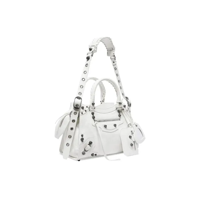 Balenciaga Handbags Women Women039s Neo Cagole City Small Handbag In Optic White Optic White