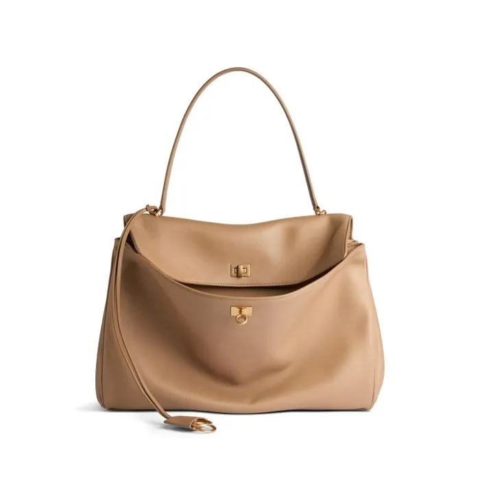 Balenciaga Handbags Women Women039s Rodeo Large Handbag In Latte Latte