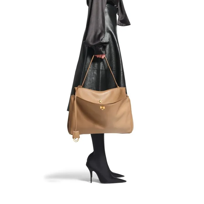 Balenciaga Handbags Women Women039s Rodeo Large Handbag In Latte Latte Balenciaga Handbags Women Women039s Rodeo Large Handbag In Latte Latte
