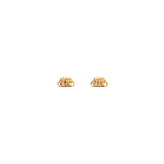 Balenciaga Jewelry Women Bb Xs Stud Earrings In Gold Gold Balenciaga Jewelry Women Bb Xs Stud Earrings In Gold Gold