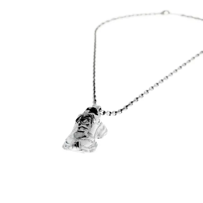 Balenciaga Jewelry WomenMen Keyholder Thin Cargo Necklace In Silver Silver Balenciaga Jewelry WomenMen Keyholder Thin Cargo Necklace In Silver Silver