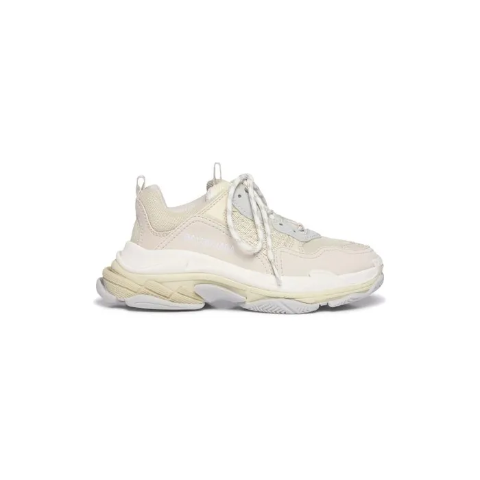Balenciaga Kids WomenMen Kids 8211 Triple S Sneaker In Off White Off White