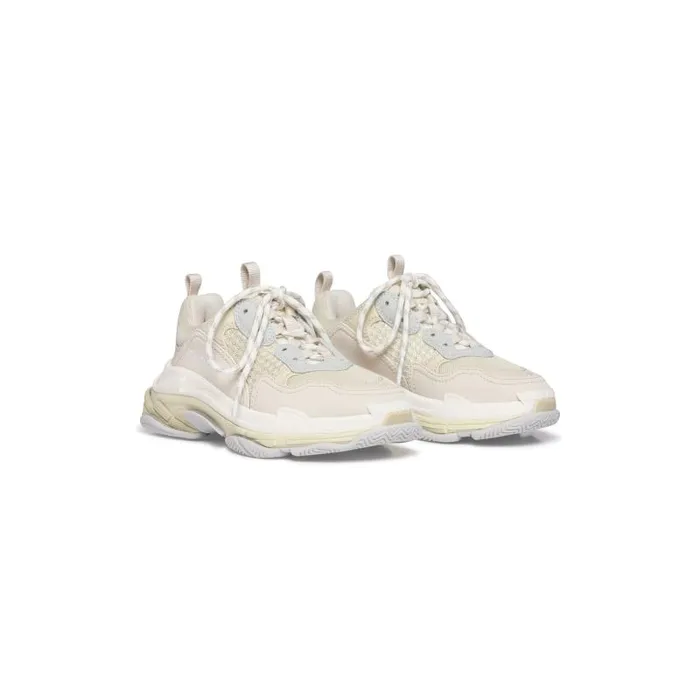 Balenciaga Kids WomenMen Kids 8211 Triple S Sneaker In Off White Off White