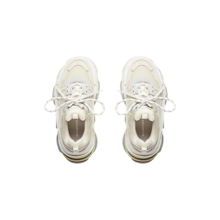 Balenciaga Kids WomenMen Kids 8211 Triple S Sneaker In Off White Off White
