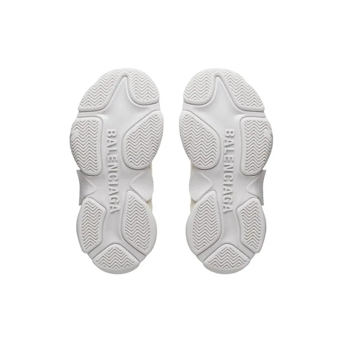 Balenciaga Kids WomenMen Kids 8211 Triple S Sneaker In Off White Off White