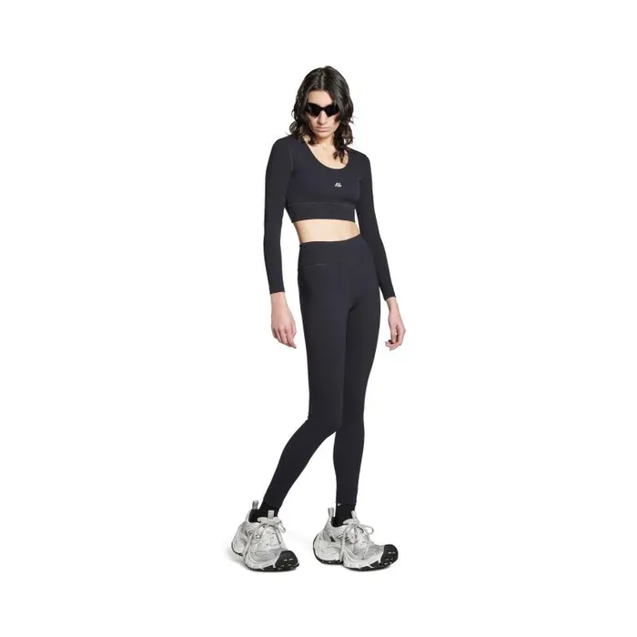 Balenciaga Pants Women Activewear Leggings In Black Black