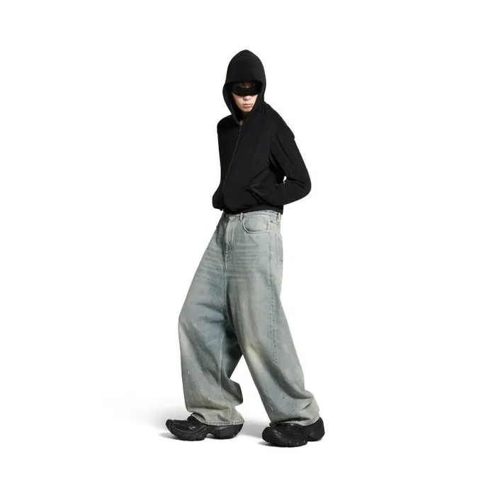 Balenciaga Pants WomenMen Low Crotch Pants In Light Blue Light Blue Balenciaga Pants WomenMen Low Crotch Pants In Light Blue Light Blue