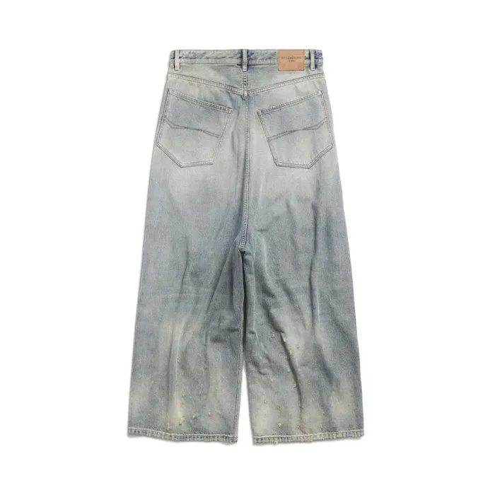 Balenciaga Pants WomenMen Low Crotch Pants In Light Blue Light Blue Balenciaga Pants WomenMen Low Crotch Pants In Light Blue Light Blue