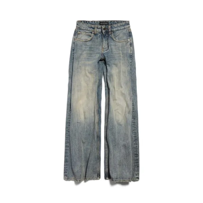 Balenciaga Pants Women Women039s Low Waist Baggy Pants In Blue Blue