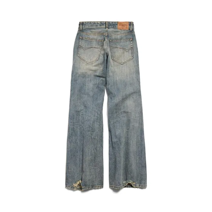 Balenciaga Pants Women Women039s Low Waist Baggy Pants In Blue Blue