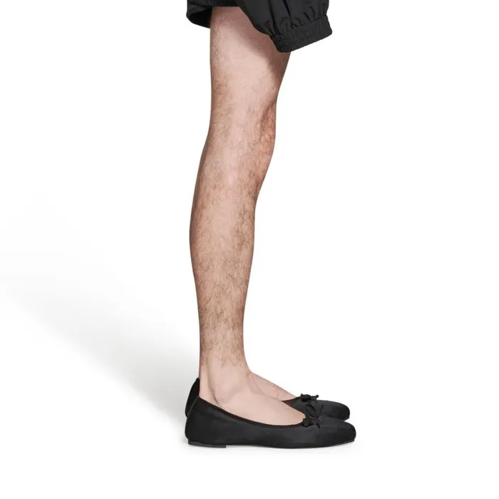 Balenciaga Sandals and Mules Men Men039s Leopold Ballerina In Black Black Balenciaga Sandals and Mules Men Men039s Leopold Ballerina In Black Black