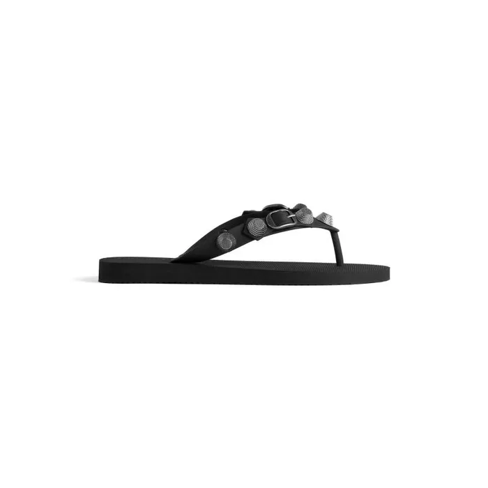 Balenciaga Sandals and Mules Women Women039s Cagole Thong Sandal In Black Black Balenciaga Sandals and Mules Women Women039s Cagole Thong Sandal In Black Black
