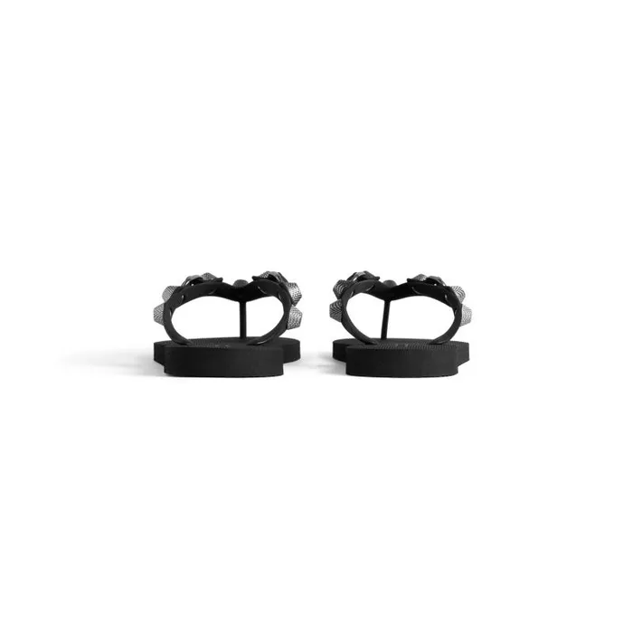 Balenciaga Sandals and Mules Women Women039s Cagole Thong Sandal In Black Black