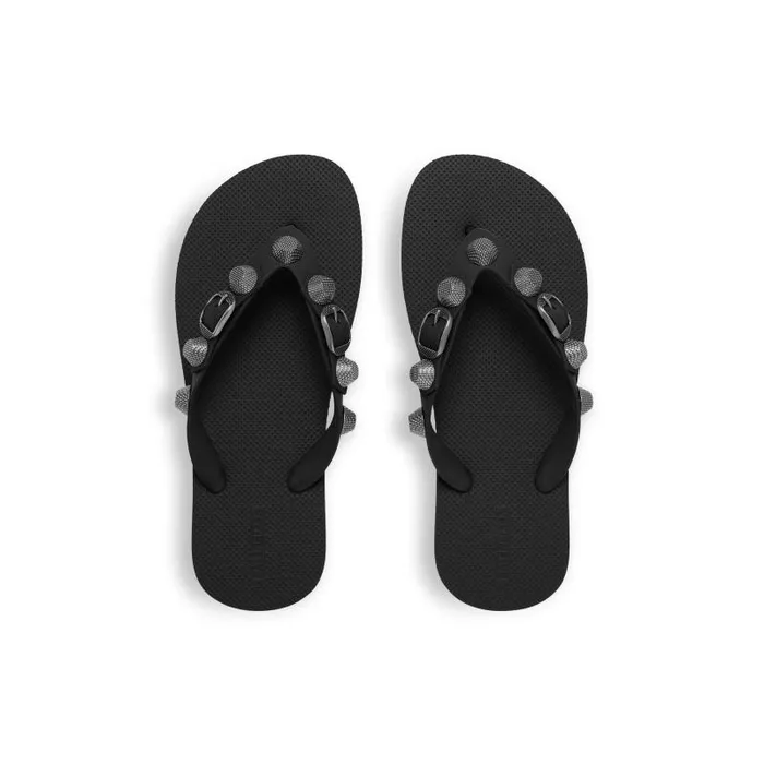 Balenciaga Sandals and Mules Women Women039s Cagole Thong Sandal In Black Black