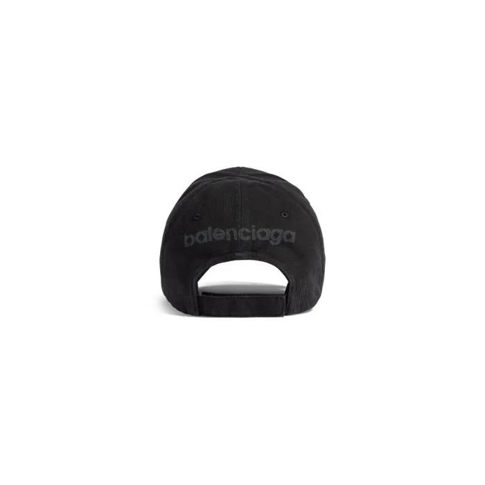 Balenciaga Scarves and Caps WomenMen 3b Stencil Cap In Black Black Balenciaga Scarves and Caps WomenMen 3b Stencil Cap In Black Black