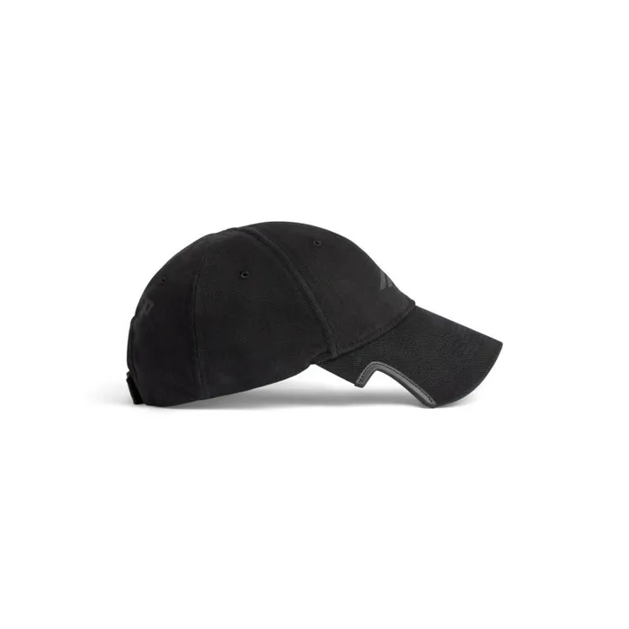 Balenciaga Scarves and Caps WomenMen 3b Stencil Cap In Black Black Balenciaga Scarves and Caps WomenMen 3b Stencil Cap In Black Black