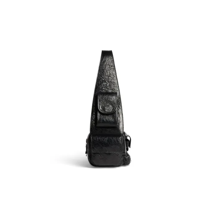 Balenciaga Shoulder Bags WomenMen Superbusy Xs Sling Bag In Black Black Balenciaga Shoulder Bags WomenMen Superbusy Xs Sling Bag In Black Black