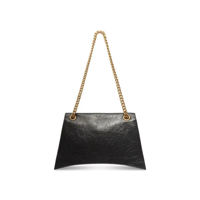 Balenciaga Shoulder Bags Women Women039s Crush Medium Chain Bag In Black Black Balenciaga Shoulder Bags Women Women039s Crush Medium Chain Bag In Black Black