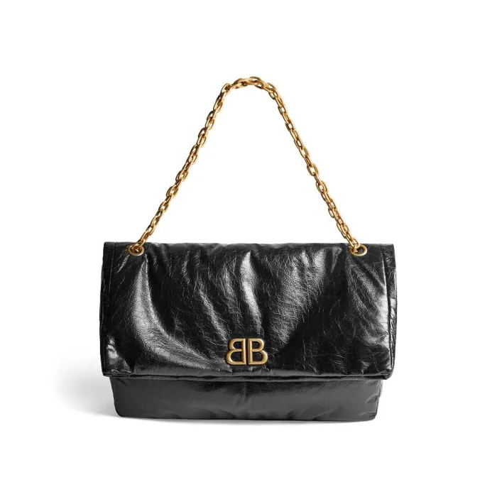 Balenciaga Shoulder Bags Women Women039s Monaco Large Chain Bag In Black Black Balenciaga Shoulder Bags Women Women039s Monaco Large Chain Bag In Black Black