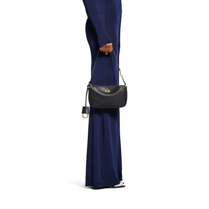 Balenciaga Shoulder Bags Women Women039s Rodeo Sling Pochette In Black Black Balenciaga Shoulder Bags Women Women039s Rodeo Sling Pochette In Black Black