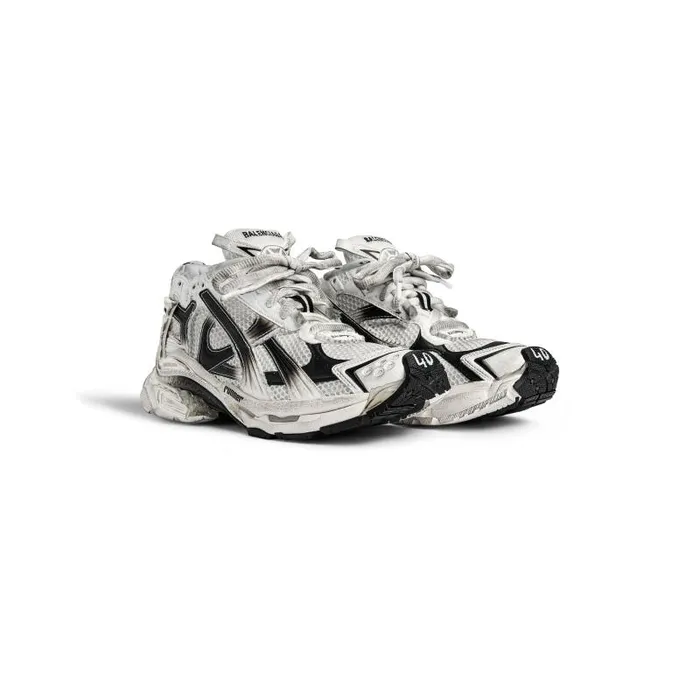 Balenciaga Sneakers Men Men039s Runner Gradient Sneaker In Whiteblack Whiteblack Balenciaga Sneakers Men Men039s Runner Gradient Sneaker In Whiteblack Whiteblack