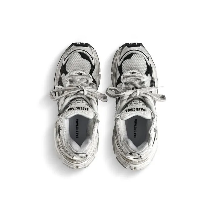 Balenciaga Sneakers Men Men039s Runner Gradient Sneaker In Whiteblack Whiteblack Balenciaga Sneakers Men Men039s Runner Gradient Sneaker In Whiteblack Whiteblack