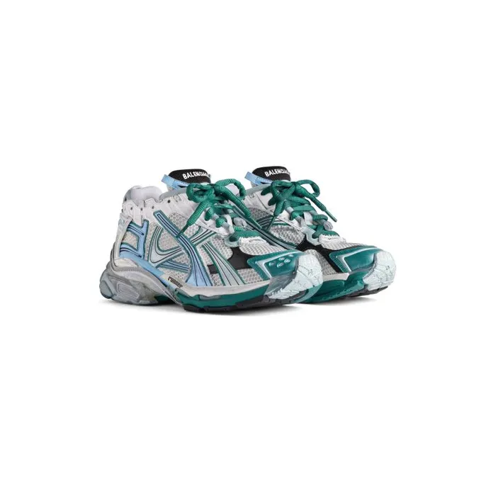 Balenciaga Sneakers Men Men039s Runner Sneaker In Whitegreenblue Whitegreenblue