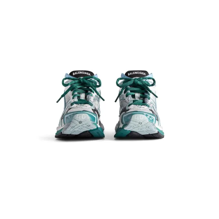 Balenciaga Sneakers Men Men039s Runner Sneaker In Whitegreenblue Whitegreenblue