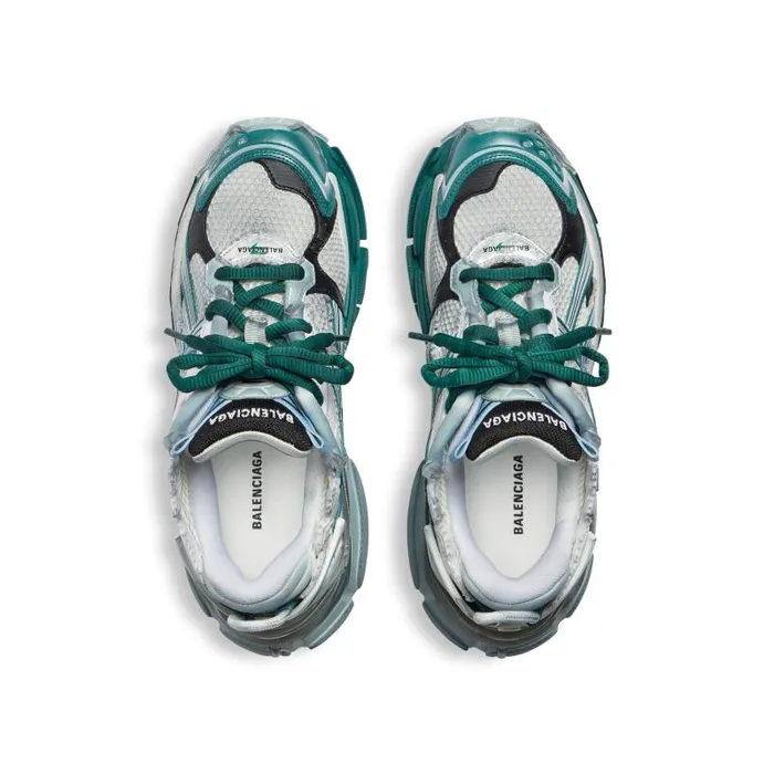 Balenciaga Sneakers Men Men039s Runner Sneaker In Whitegreenblue Whitegreenblue