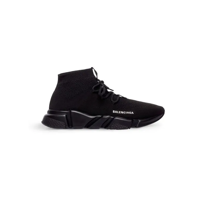 Balenciaga Sneakers Men Men039s Speed Laceup Recycled Knit Sneaker In Black Black Balenciaga Sneakers Men Men039s Speed Laceup Recycled Knit Sneaker In Black Black